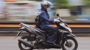 Tarikan motor matic ngebut (ilustrasi)