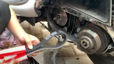 Ganti sendiri vanbelt scoopy