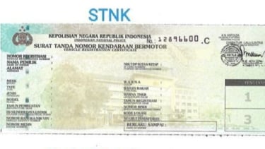 STNK (Ilustrasi)