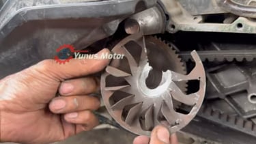Kipas CVT Pecah