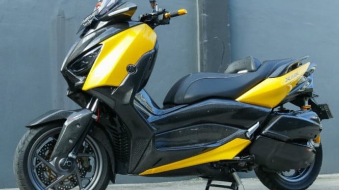 Yamaha XMAX pertama di Indonesia.