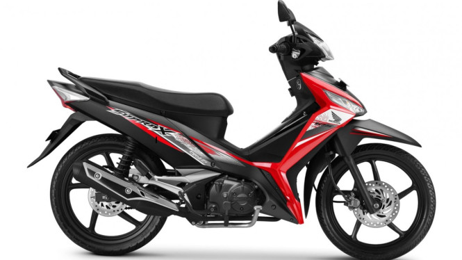 Supra X 125 FI edisi terbaru.