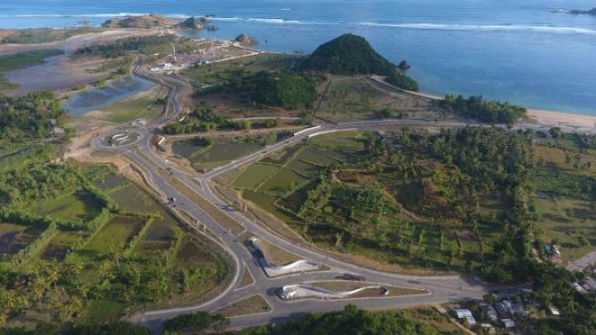 Kawasan wisata Mandalika, Lombok.