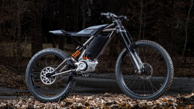 Sepeda listrik konsep Harley-Davidson.