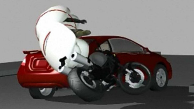 Airbag motor yang baru-baru ini dikembangkan.