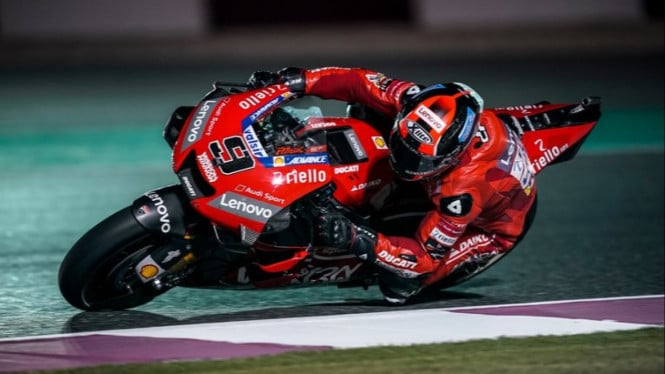 Pembalap Ducati Danilo Petrucci.