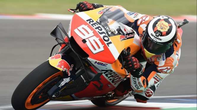Pembalap Jorge Lorenzo.
