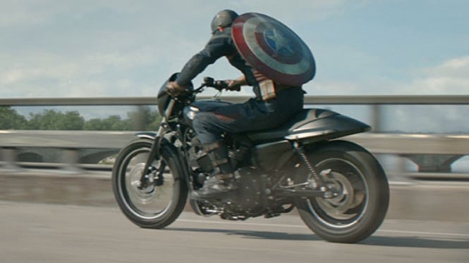 Salah satu motor yang dipakai di Film Captain Amerika.