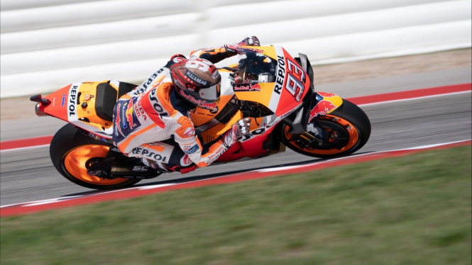 Marc Marquez di MotoGP Amerika