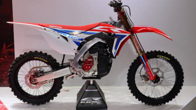 Motor trail listrik Honda CR konsep.