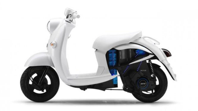 Motor listrik Yamaha.