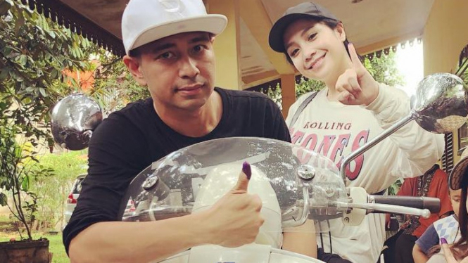 Raffi Ahmad dan Nagita Slavina.