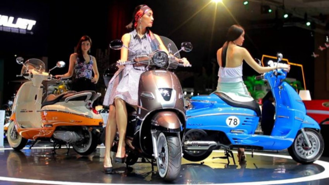 Lineup skutik Peugeot di Indonesia.