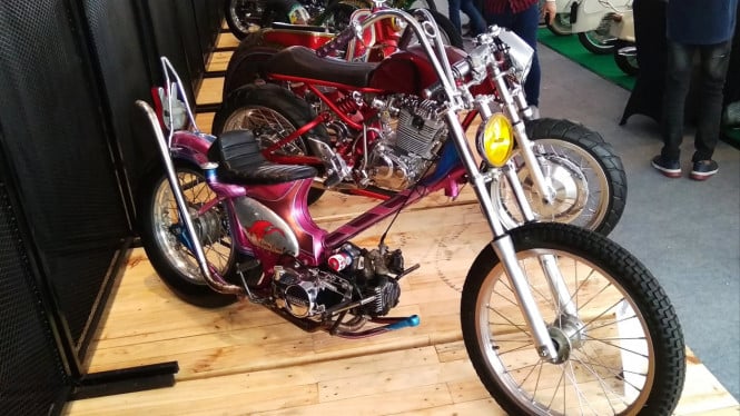 Honda C70 modifikasi di IIMS.