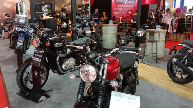 Booth Triumph di IIMS 2019.