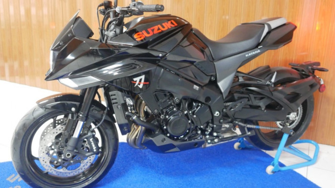 Suzuki Katana tampil di Jakarta Fair Kemayoran.