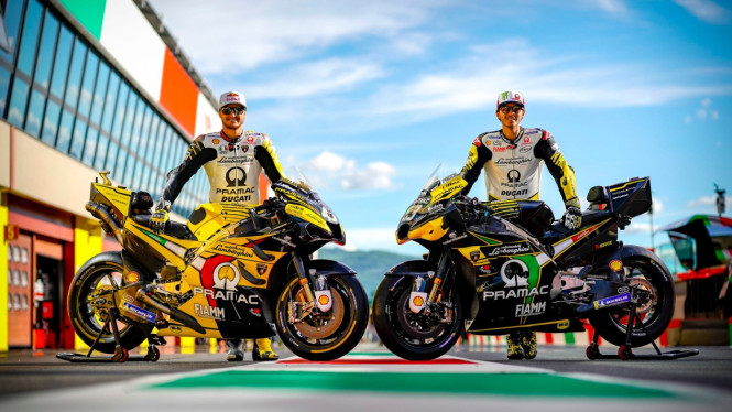 Pramac Ducati dengan livery khusus MotoGP Italia
