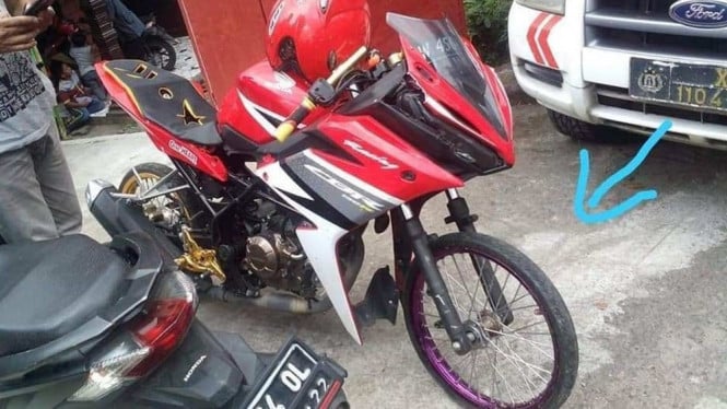 Motor ban cacing tanpa rem