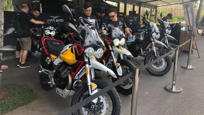 Peluncuran Moto Guzzi V85TT.