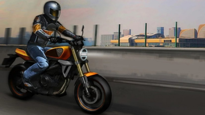 Harley Davidson dengan mesin 338cc