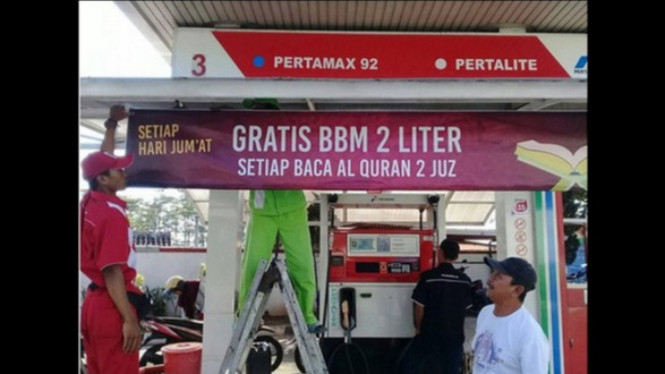 SPBU unik di Temanggung.