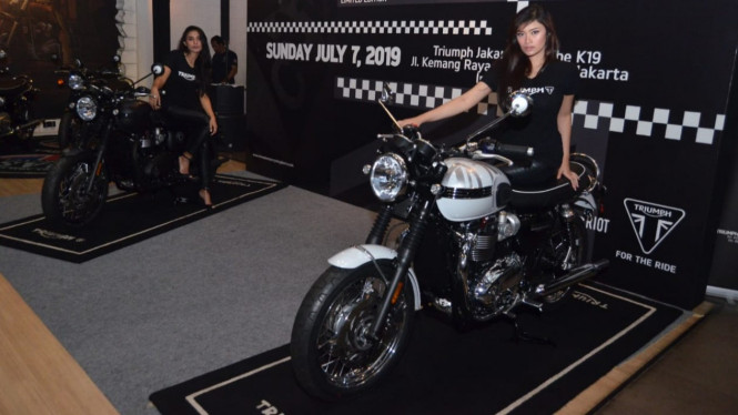 Triumph T120 special edition resmi mendarat di Tanah Air.