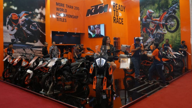 KTM hadir resmi di GIIAS 2019.