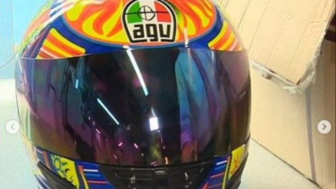 Helm AGV kw dites kekuatan.
