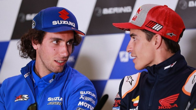 Alex Rins dan Marc Marquez