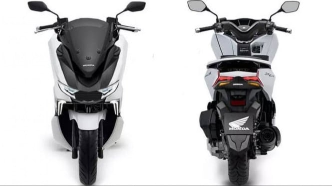 Render Honda PCX versi terbaru.