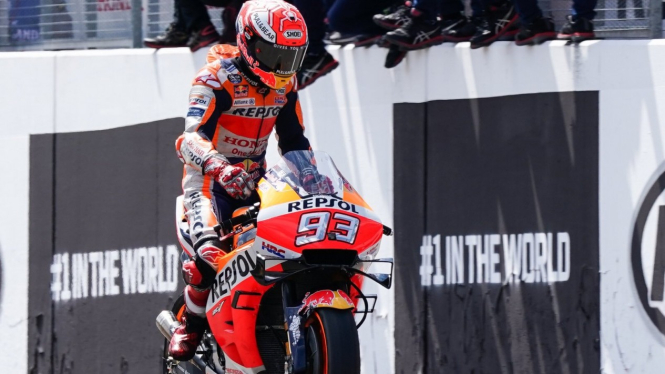 Pembalap Repsol Honda, Marc Marquez