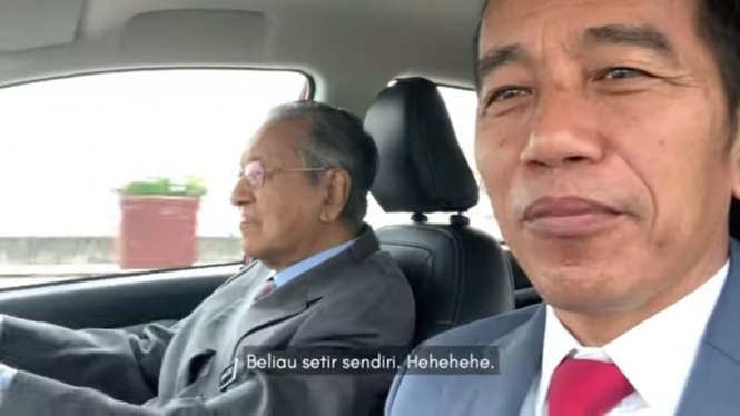 Vlog Jokowi saat disetirin PD Malaysia