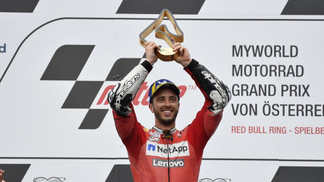 Andrea Dovizioso menjuarai MotoGP Austria