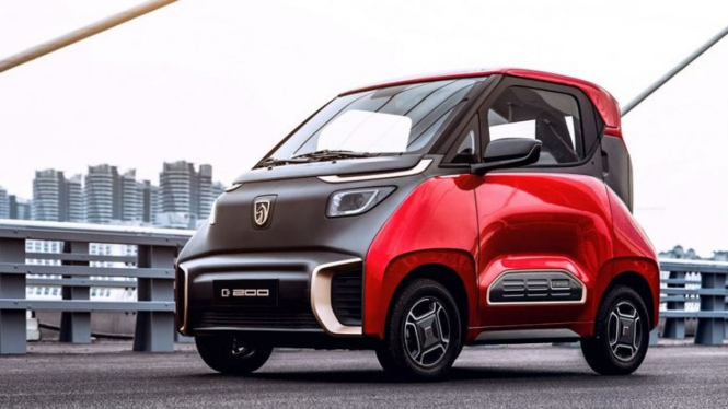 Mobil listrik Wuling E200.