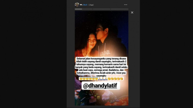 Istri pembalap Dhandy Latif