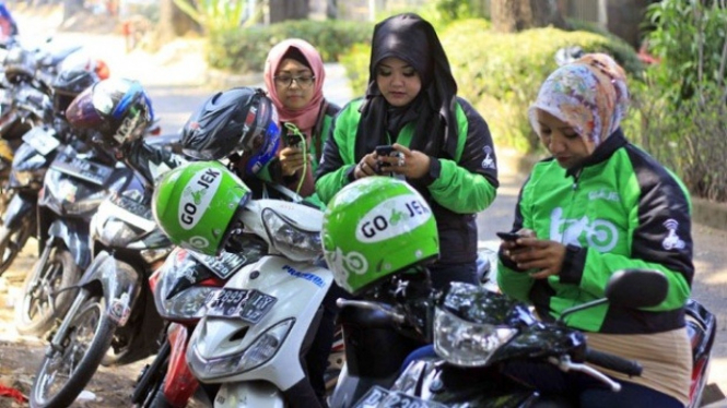 Driver Gojek Wanita