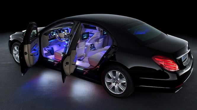 Mercedes-Benz S600 Guard yang akan dipakai Jokowi.