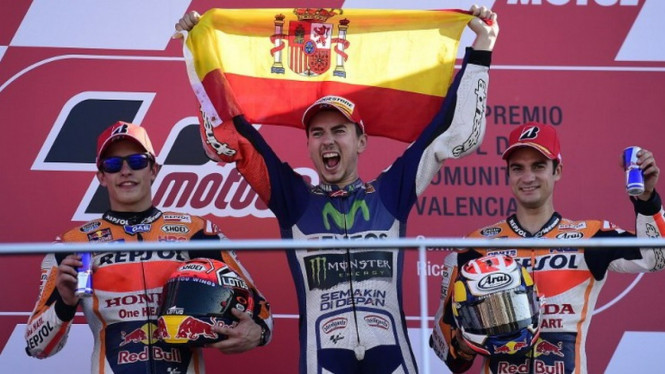Pembalap Spanyol di Podium