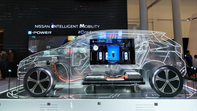 Ilustrasi sistem kerja mobil listrik