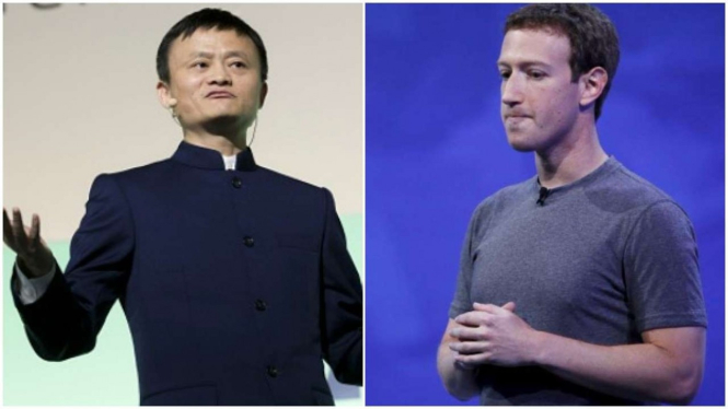 Jack Ma dan Mark Zuckerberg