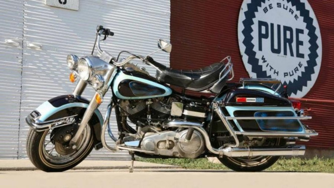 Harley Davidson bekas Elvis Presley.