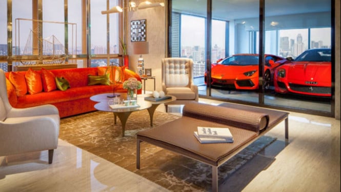 Lahan parkir termahal di dunia.