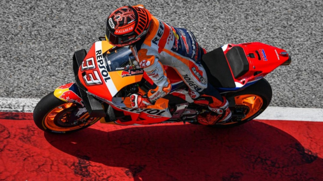 Pembalap Repsol Honda, Marc Marquez