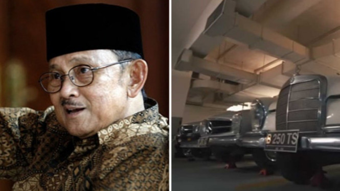 Koleksi mobil Habibie.