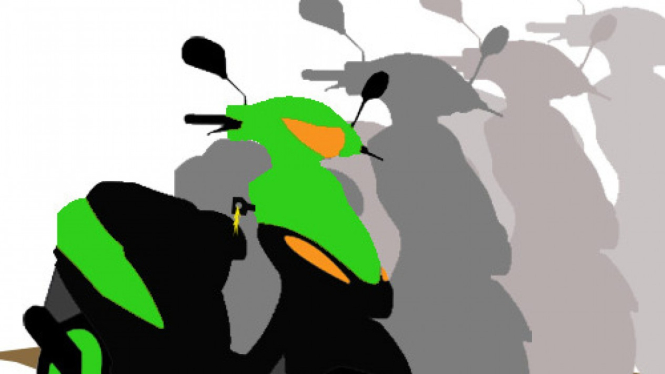 Ilustrasi skutik.
