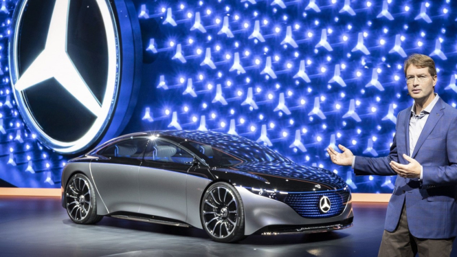 Mobil listrik Mercedes-Benz di Frankfurt Motor Show
