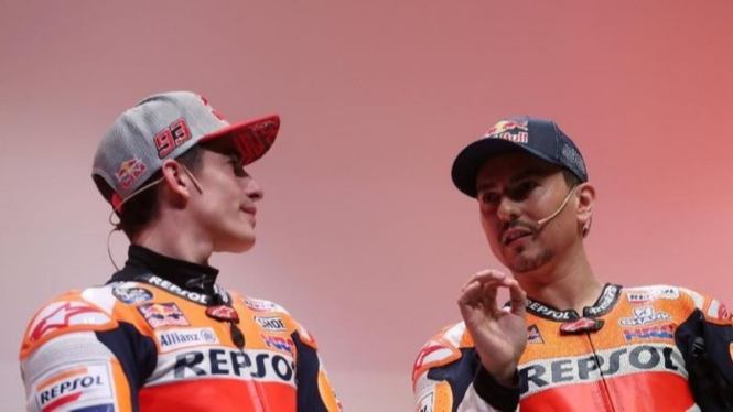 Marc Marquez dan Jorge Lorenzo