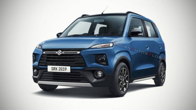 Rendering Wagon R versi mewah.