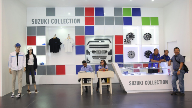 Ilustrasi Aksesoris Mobil Suzuki di GIIAS 2019