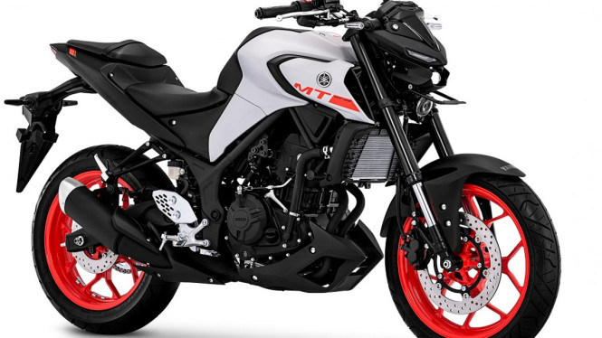 Yamaha MT25 edisi terbaru.